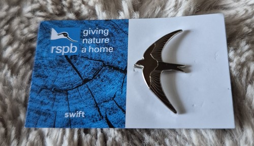 Rspb bird pin - bird, swift