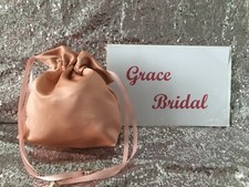 PLAIN DUCHESS SATIN DOLLY BAG