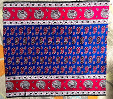 Vintage African Wax Print Fabric, 120*115cm