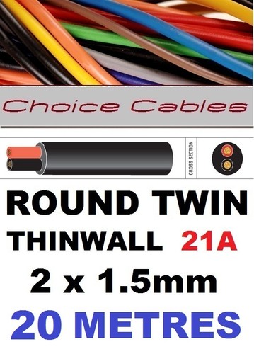 Round twin auto cable core - auto, 2