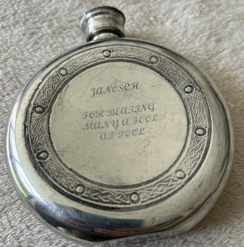 English pewter vintage hip - pewter,