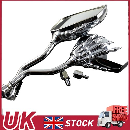 Skeleton skull hand motorcycle - skeleton,