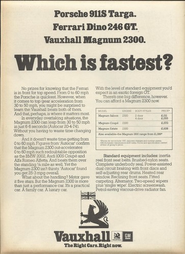 Vauxhall magnum 2300 original - magnum,