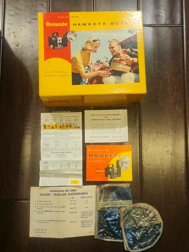 Vintage kodak brownie hawkeye - kodak,