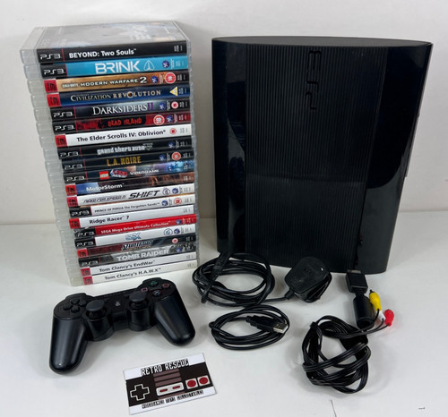 Ps3 console games bundle - console,