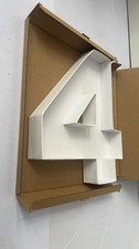 Fillable Cardboard Number 4