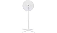Bush 16" Pedestal Fan 3 Speed Oscillating Floor Standing 7448847 - White R