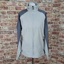 Salomon Softshell Jacket Womens Large Grey Zip Up