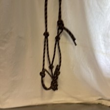 Horse Natural Horsemanship Parelli Type Halter Head Collar Brown #HC9