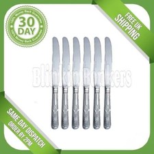 6 KINGS PATTERN DINNER KNIVES SET OF SIX QUALITY DESIGN CATERING GRADE CUTLERY