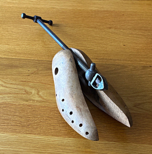 Vintage single wooden shoe - vintage,