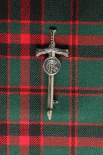 Rangers FC Badge Chrome Finish Kilt Pin