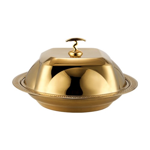 Serving plate with dome - plate,