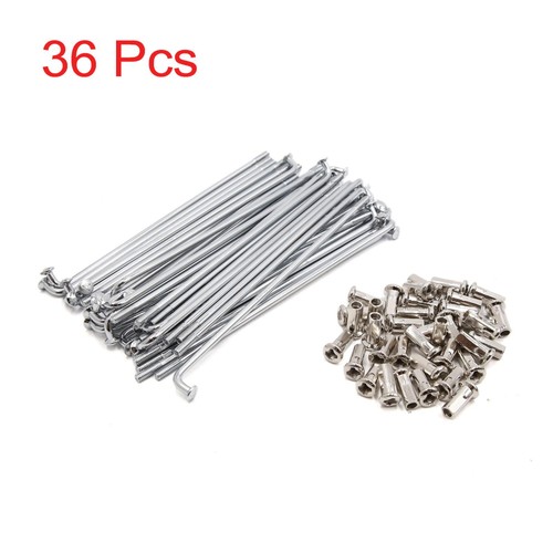 36pcs silver tone 4mm thread - tone,