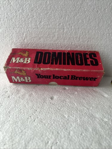 Dominoes set box used - m&m,