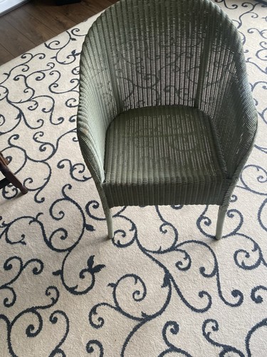 Vintage lloyd loom chair sage - vintage,