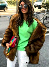 ZARA FAUX FUR JACKET COAT