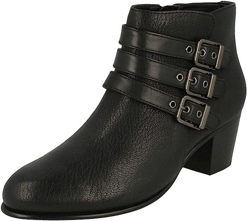 Clarks ladies black leather - clarks,