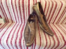 Ladies Gabor FASHION BRONZE Shoes Size UK 3.5 WORN LIGHTLY