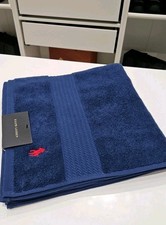 RALPH LAUREN Blue Embroidered