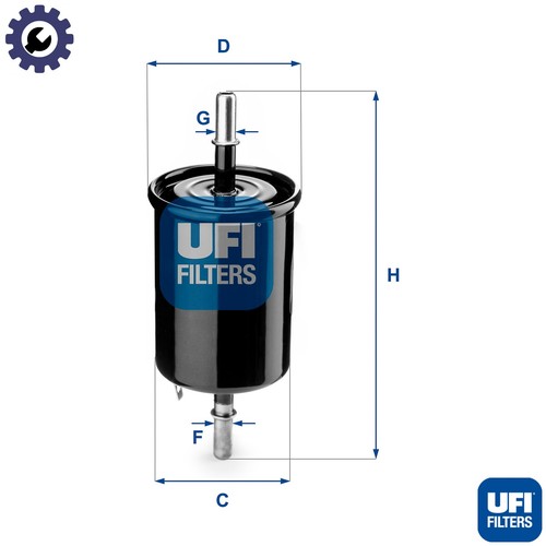 Fuel filter 843 for - 31.843.00,
