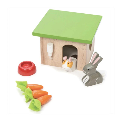 Toy van wooden bunny - toy,