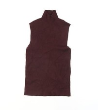 ZARA Women Brown Mock Neck