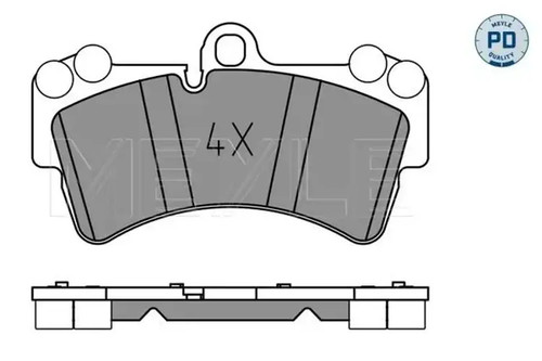 Brake pads front - pads, axle