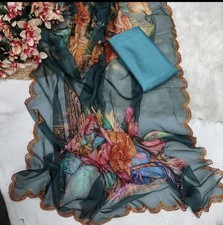 Beautiful Wedding Ethnic Tabby Pure Organza Silk Saree,New Party Sari VV-DO