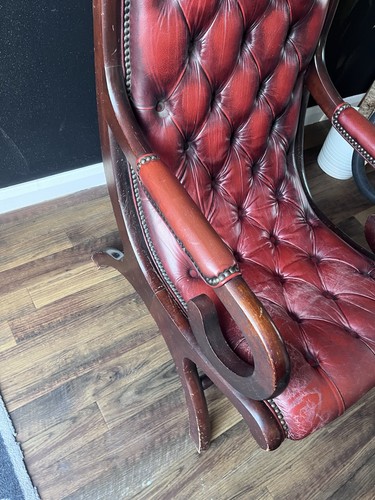 Vintage burgundy leather - vintage,