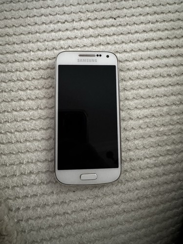 White samsung mini mobile - white,