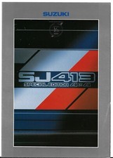 Suzuki SJ 413 Special Edition 1986 Export Markets Multilingual Sales Brochure 