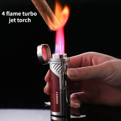 Honest four fire gas lighters - fire,