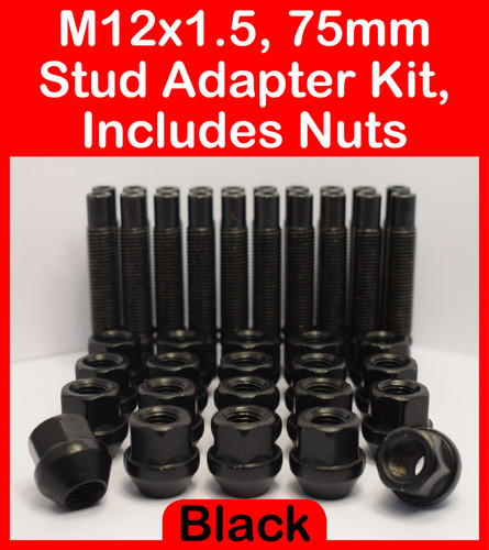 M12 75mm stud adapter - m12,