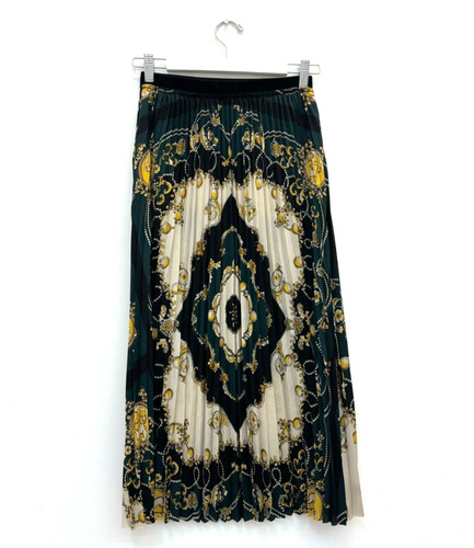 Zara women polyester - polyester, green