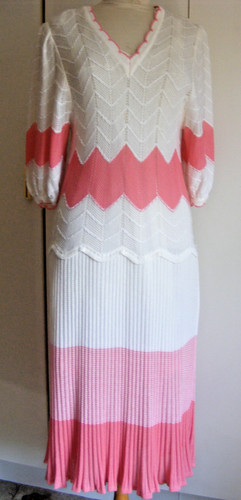 Vintage 1980s fine knit dress