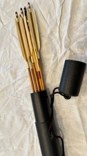 Easton Kyudo Arrows and Quiver Set with six Arrows