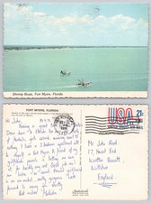 c40253 Shrimp boats Fort Myers Florida USA  postcard 1978 stamp