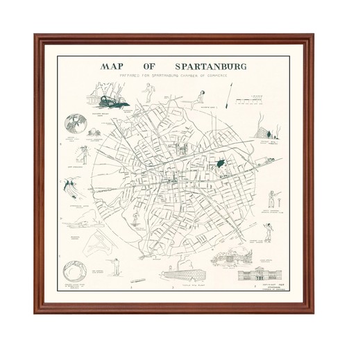 Old map spartanburg sc - map, spartanburg,
