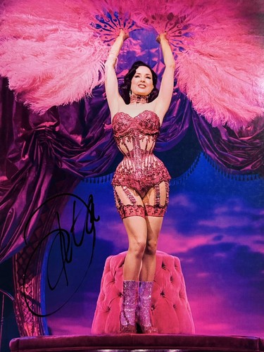 Signed dita von teese 12x8 - signed,