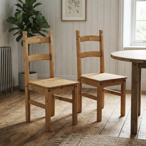 Corona pine dining chairs - corona,
