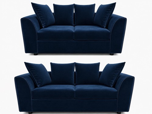 Seater navy colour plush - seater,