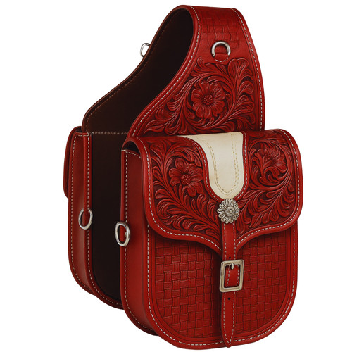 Horse saddle bag leather - saddle,