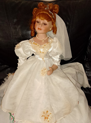 Porcelain doll - porcelain,