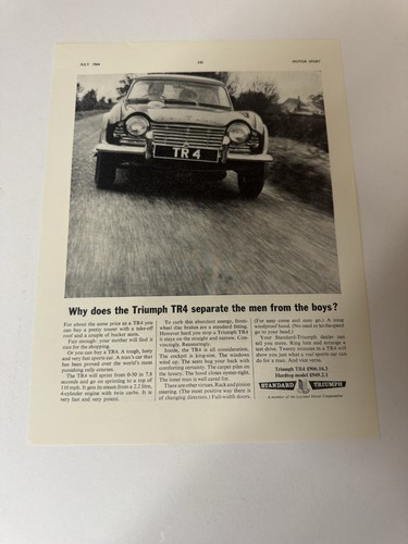 Original vintage 1964 triumph - vintage,