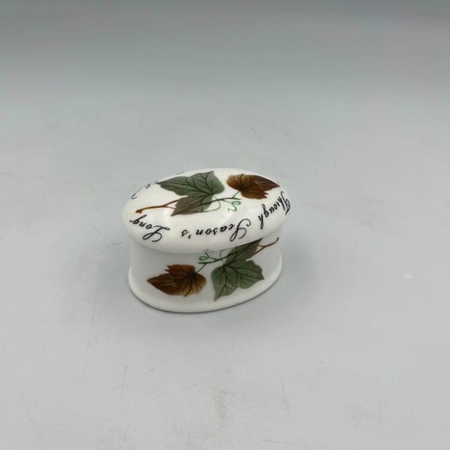 Vtg pill trinket box - box, royal