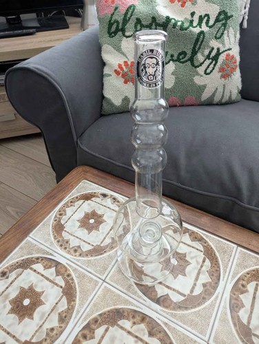 Glass bong smoking water pipe - glass,