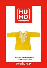 Stylish Indian Short Kurti – Perfect Fusion of Comfort & Culture! (HUHO40SYE)