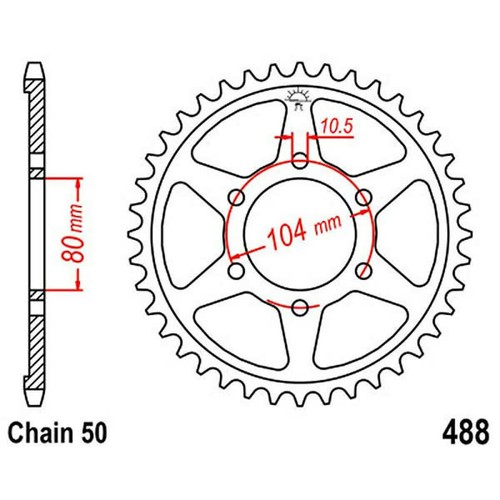 Crown teeth 530 silver - teeth,