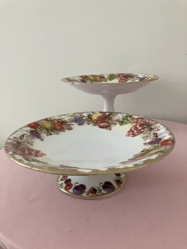 Tall pedestal tazza and large - tazza,